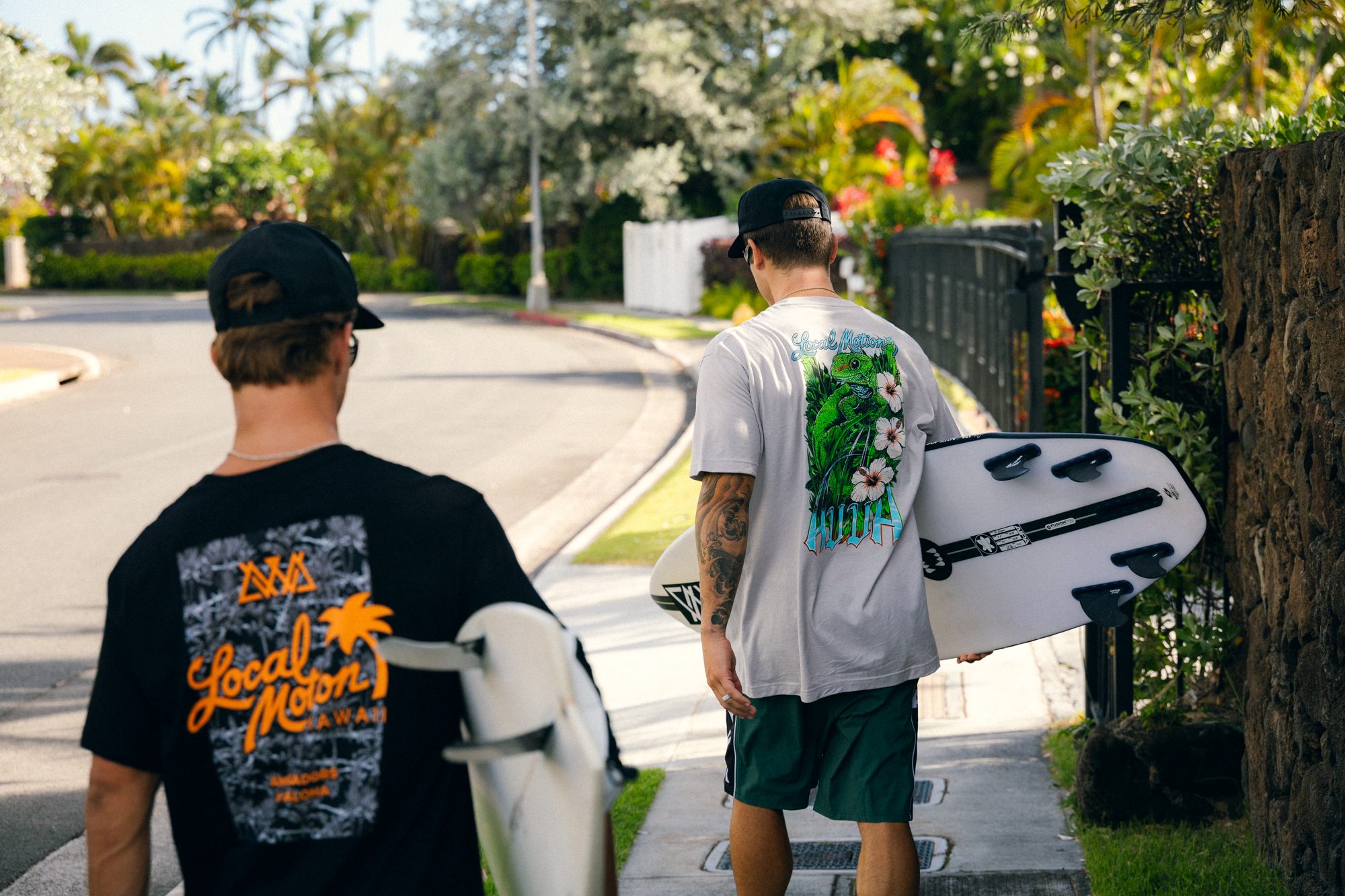 Local Motion x AVVA graphic tee detail