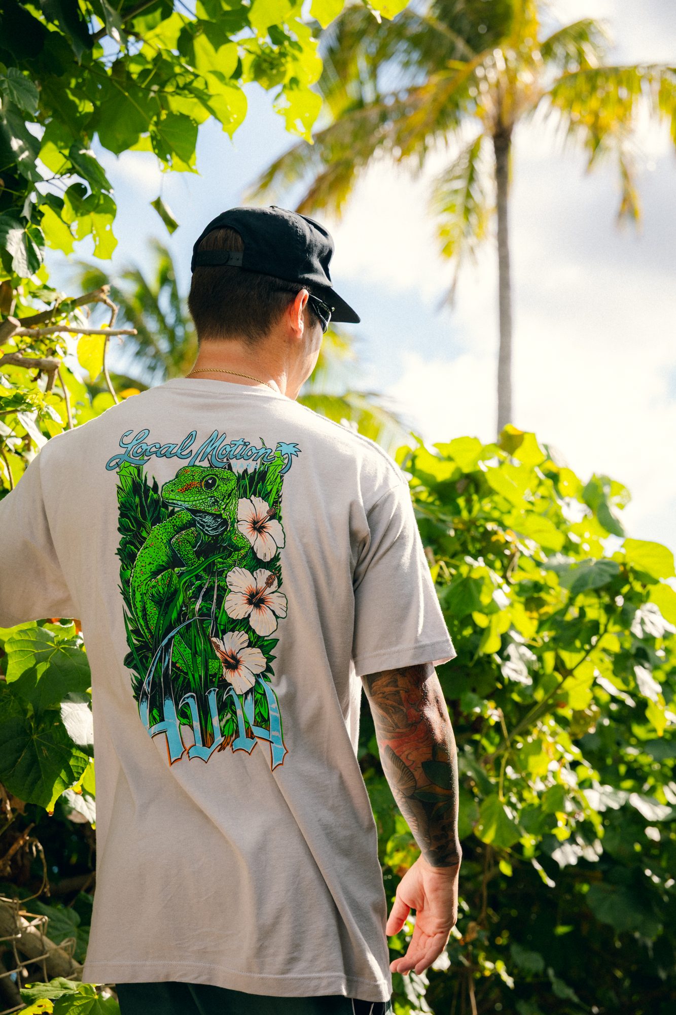 Local Motion x AVVA tee — back graphic